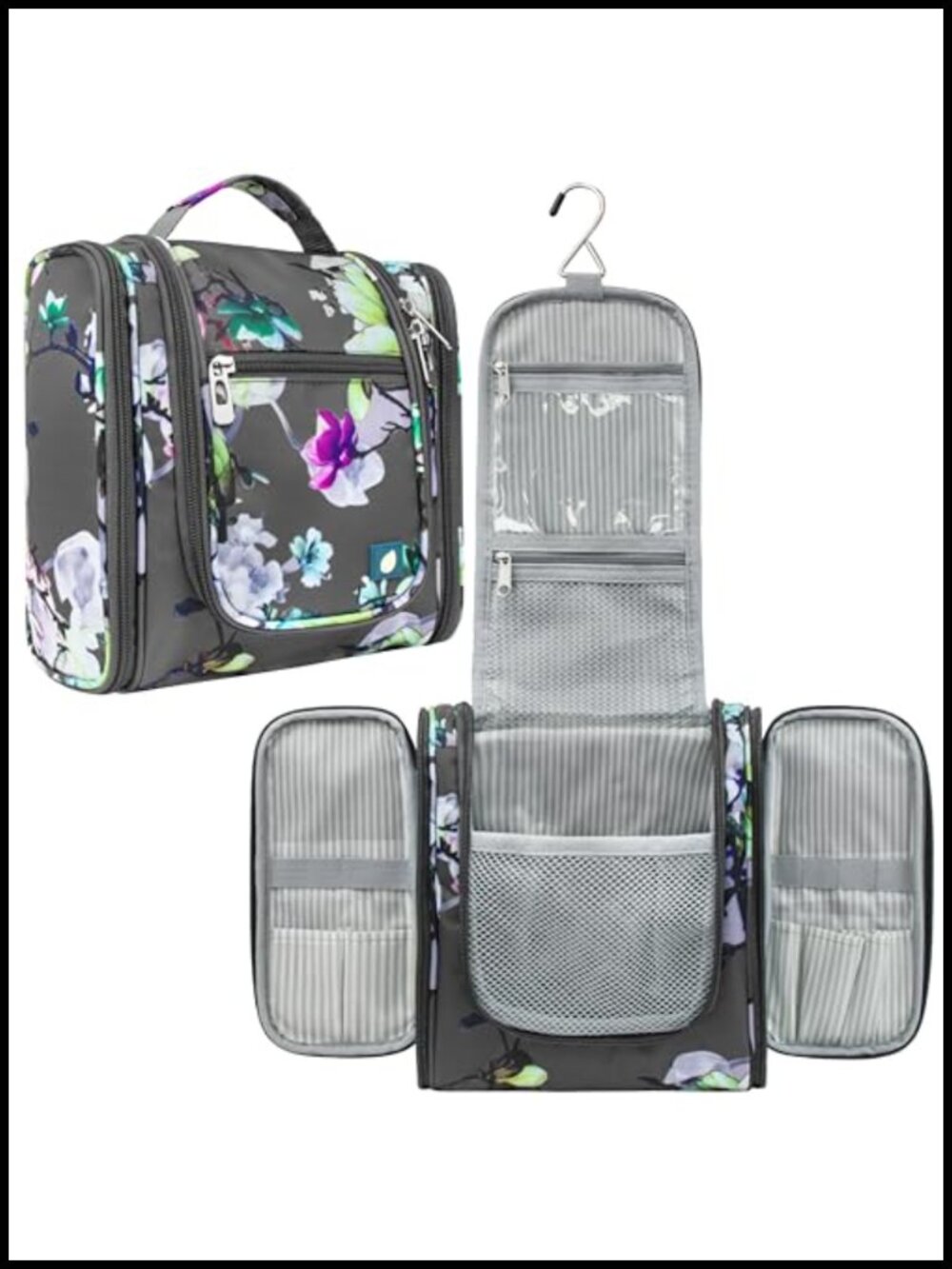 Hanging Toiletry Bag Travel Cosmetic Organizer Water Resistant